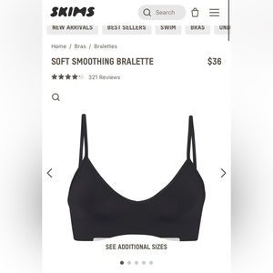 SKIMS Soft Smoothing Bralette - Eclipse